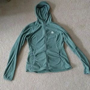 Green North Face Pea coat